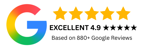 Excellent rating on Google reviews