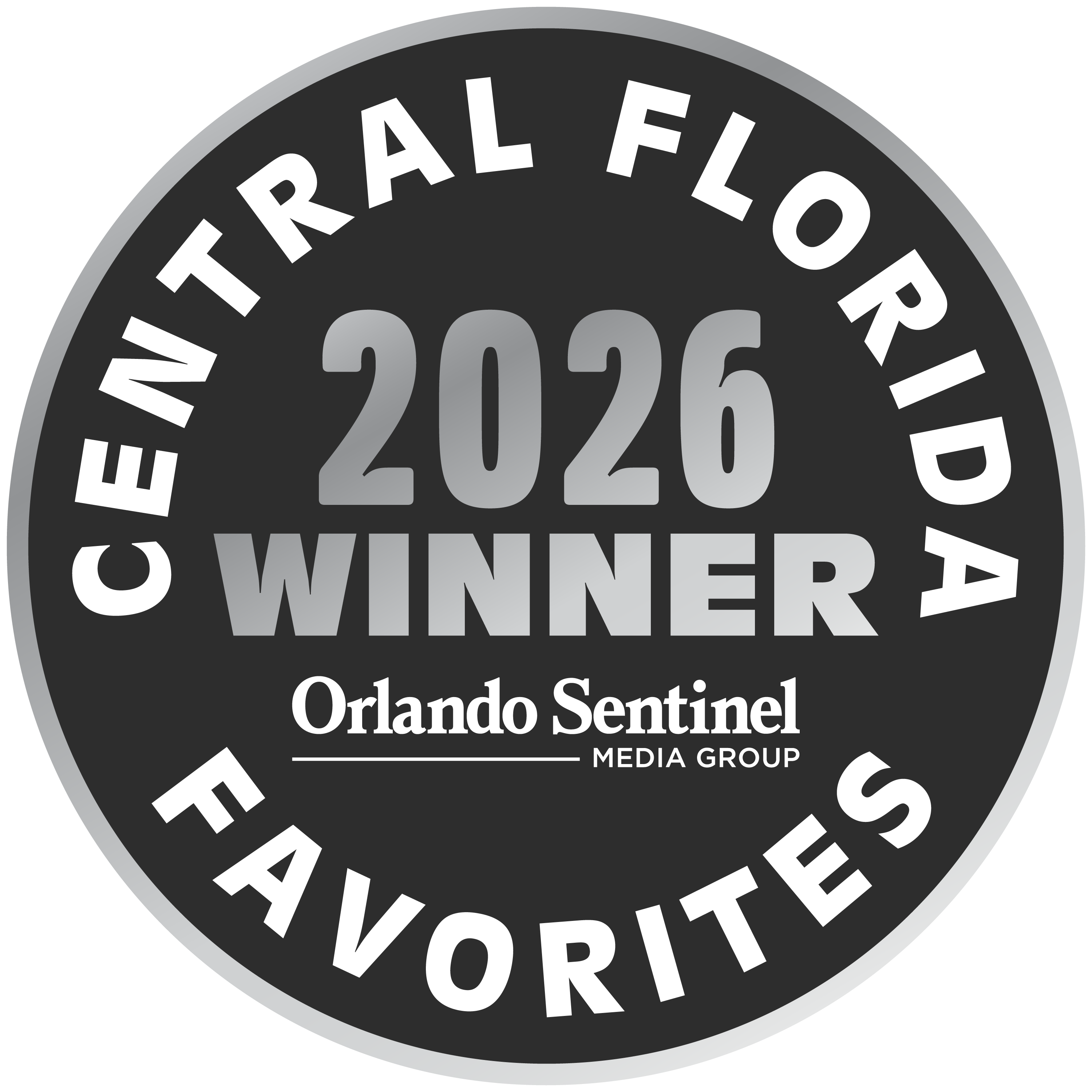 2026 Central Florida Favorites Silver Award Badge